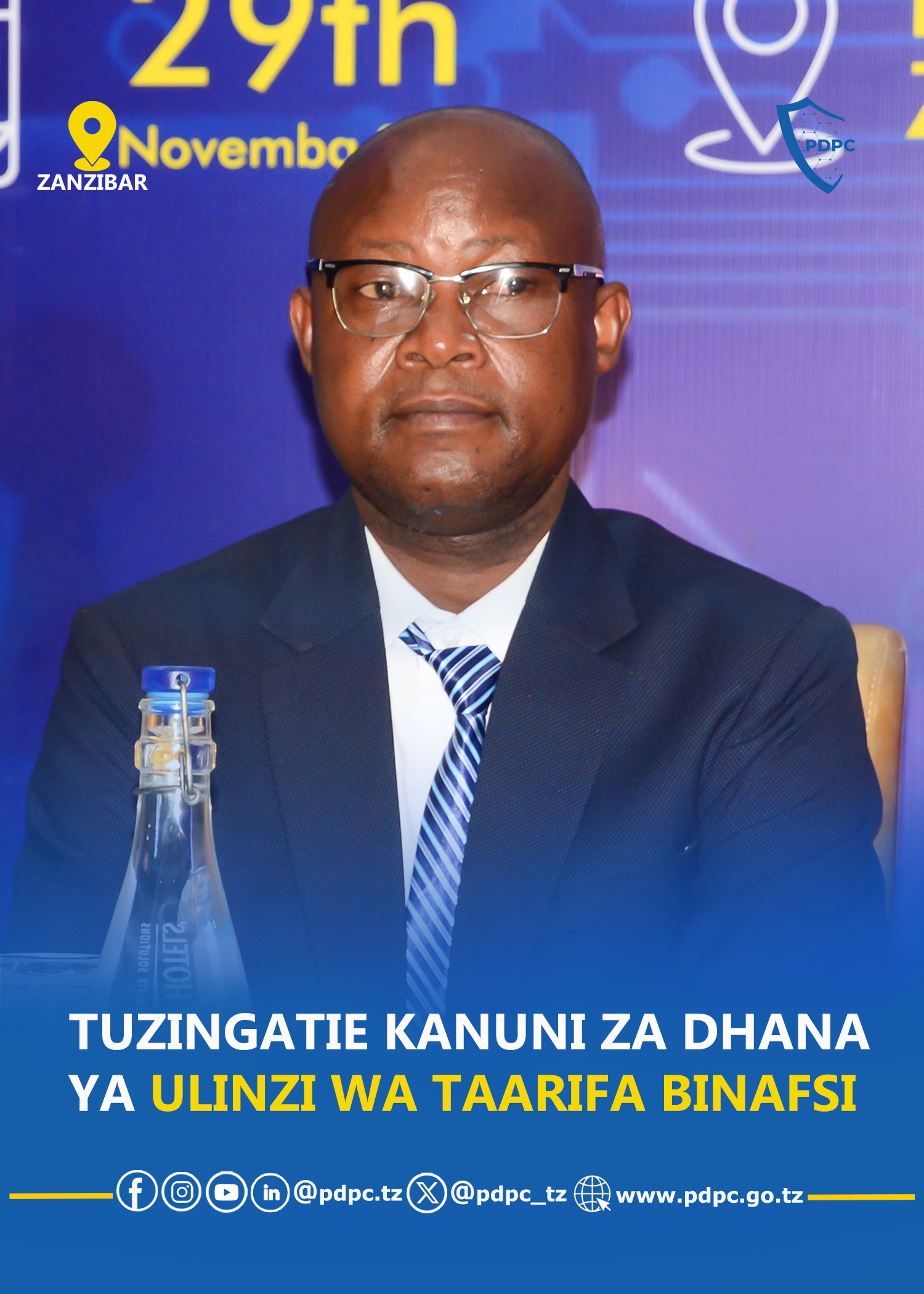 TUZINGATIE KANUNI ZA DHANA YA ULINZI WA TAARIFA BINAFSI