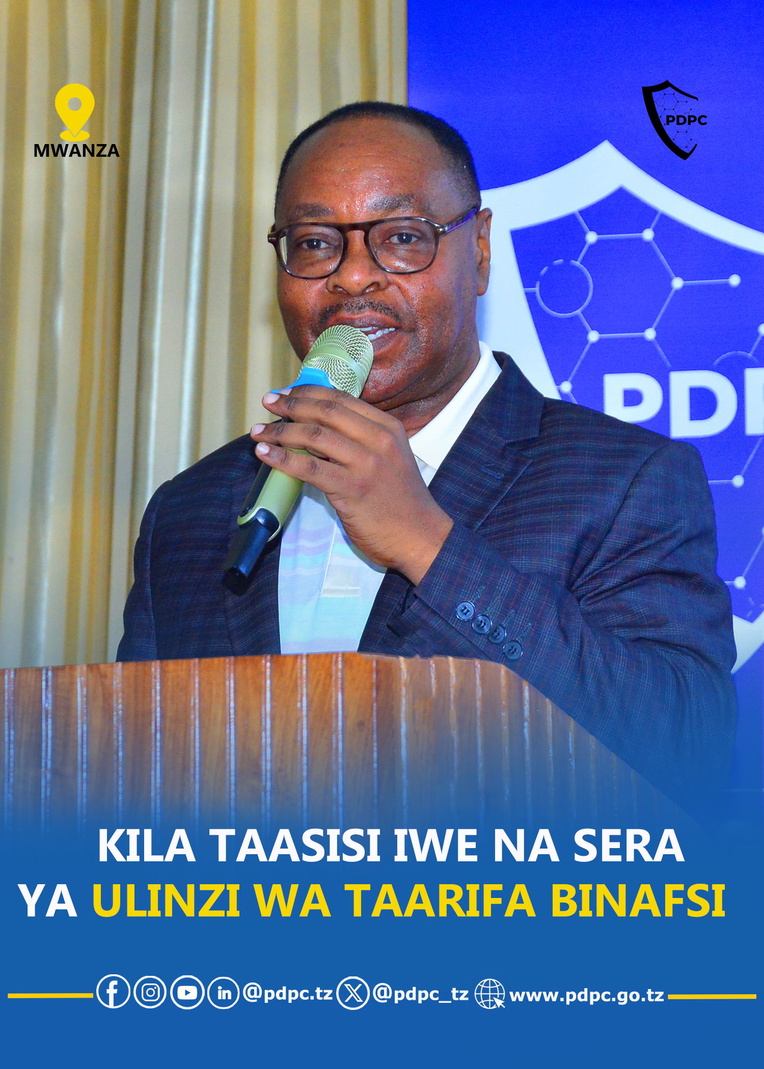 KILA TAASISI IWE NA SERA YA ULINZI WA TAARIFA BINAFSI