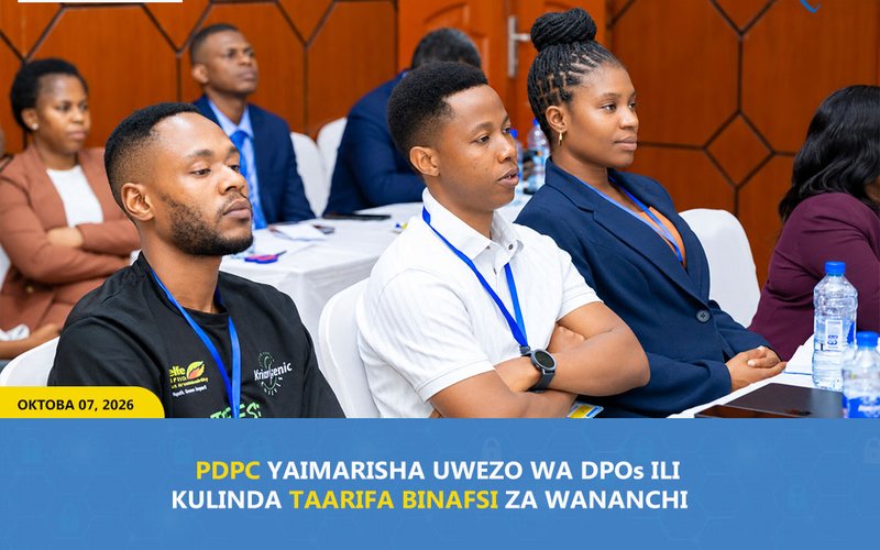 𝐏𝐃𝐏𝐂 𝐘𝐀𝐈𝐌𝐀𝐑𝐈𝐒𝐇𝐀 𝐔𝐖𝐄𝐙𝐎 𝐖𝐀 𝐃𝐏𝐎𝐬 𝐈𝐋𝐈 𝐊𝐔𝐋𝐈𝐍𝐃𝐀 𝐓𝐀𝐀𝐑𝐈𝐅𝐀 𝐁𝐈𝐍𝐀𝐅𝐒𝐈 𝐙𝐀 𝐖𝐀𝐍𝐀𝐍𝐂𝐇𝐈