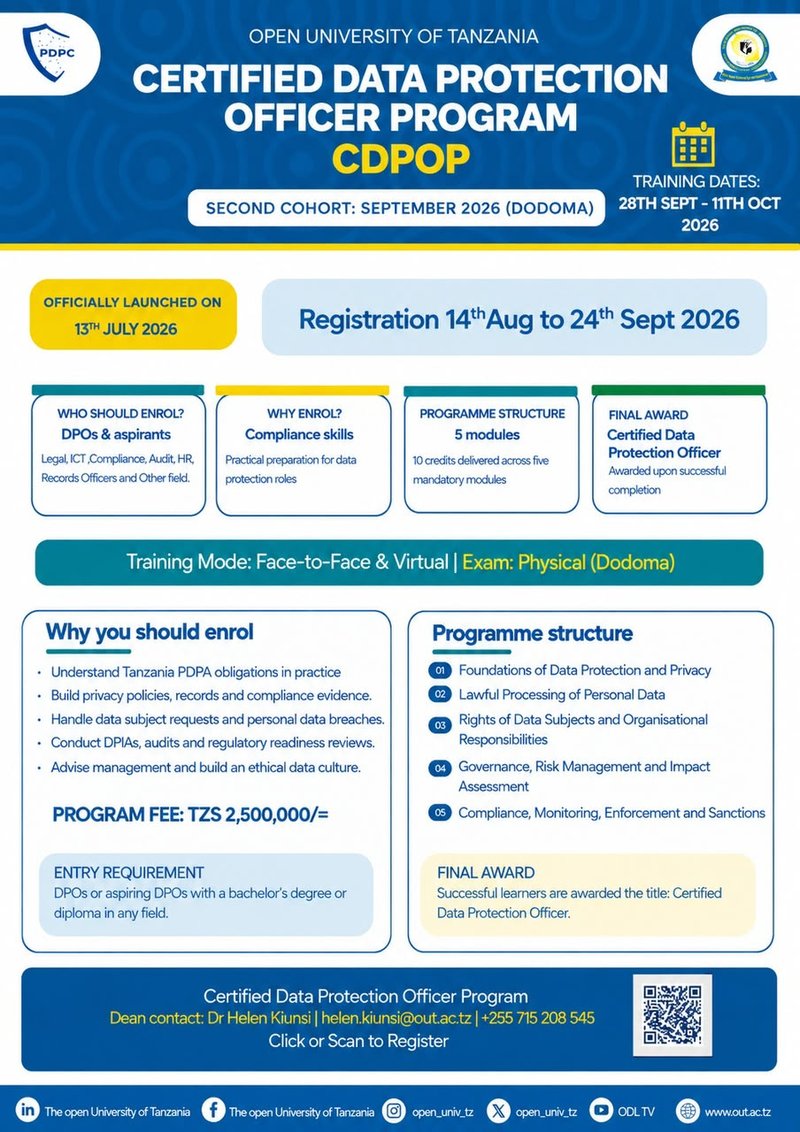 CERTIFIED DATA PROTECTION OFFICERS PROGRAM