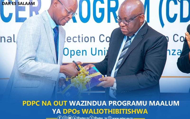 PDPC NA OUT WAZINDUA PROGRAMU MAALUM YA MAAFISA ULINZI WA TAARIFA BINAFSI WALIOTHIBITISHWA